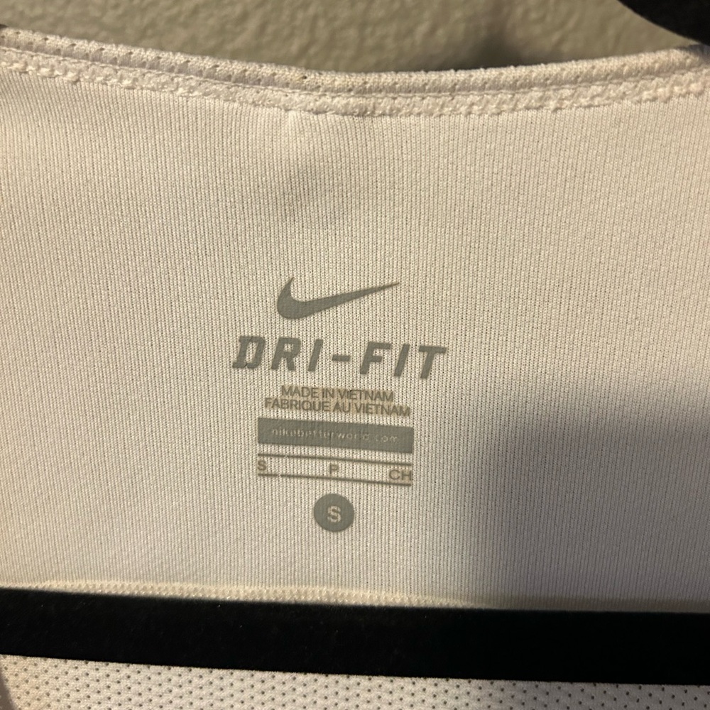 Nike White Dri-FIT Athletic Top - Picture 3 of 3